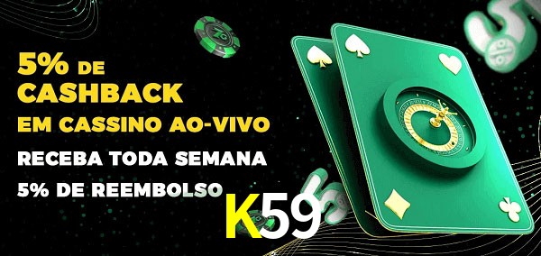 Promoções do cassino ao Vivo K59